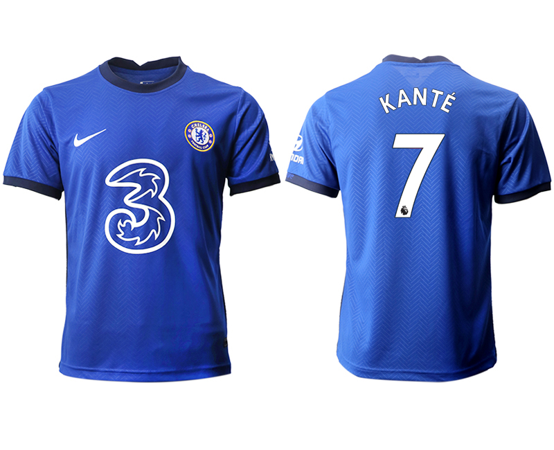 Men 2020-2021 club Chelsea home aaa version #7 blue Soccer Jerseys